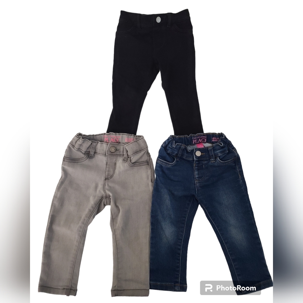 The Children's Place baby girls jeans Denim Bundle Lot Size 12-18 Months